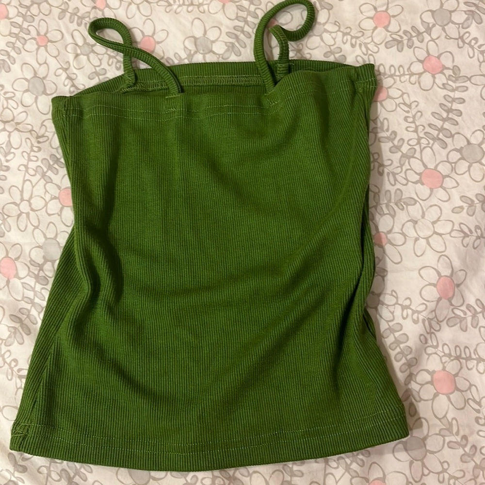 Avocado green tank top